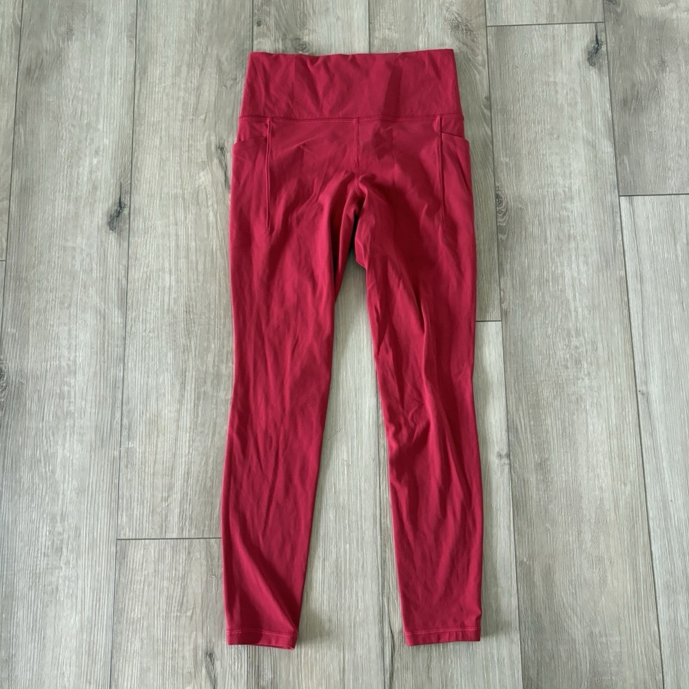 Athleta Salutation Stash High-Rise Tight/Pocket Legging PowerVita Red Women‎ S